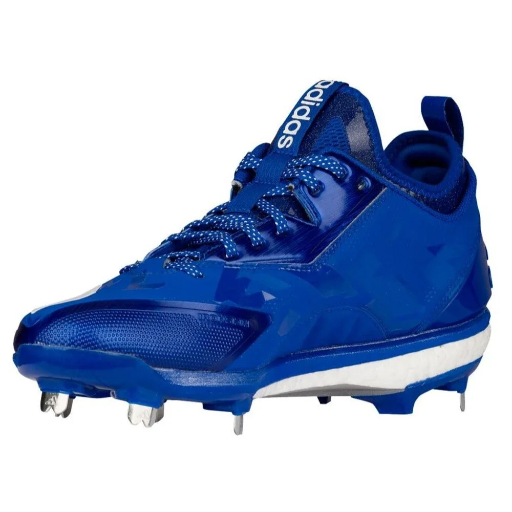 NEW Adidas Energy Boost Icon‎ 2 Baseball Cleats Blue White B72825 Men’s 12.5